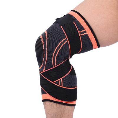 China New Breathable Sports Strap Kneepad Running Nylon Sports Cycling Basketball Knitted Lightweight Kneepad For Four Seasons Outdoor Sports Protect for sale