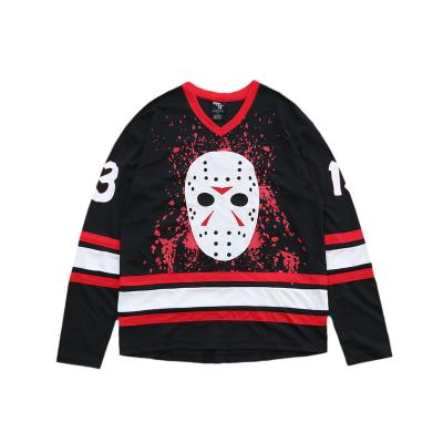 China Custom Embroidered Sublimated Mens Ice Hockey Tackle Sets Ice Hockey Field Team Twill Blank Pink Hoodie Uniform Wholesale Ice Hockey Jersey for sale