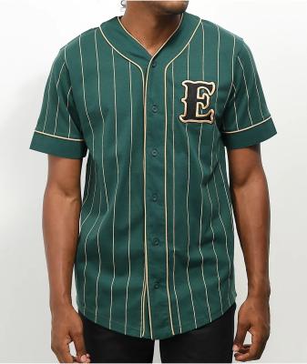 China OEM Antibacterial Striped Team Baseball Jersey Mens Shirt Mens Sublimation Uniform Baseball Tank Top For Sale for sale