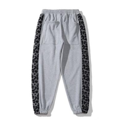 China Cheap Anti-Wrinkle Mens Jogger Track Pants Mens Solid Color Custom Printing Regular Fit Sweatpants Cotton Breathable Long Pants Custom Prints for sale