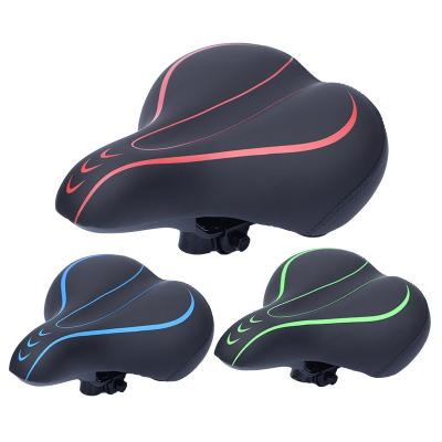 China Shockproof Seat Mtb Bicycle Saddle Road Bike Bicycle Saddle PU Memory Soft Outdoor Soft Sponge Rainproof Shockproof Saddle for sale