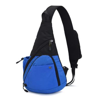 China Wholesale New Fashion Waterproof Sports Cross - Waterproof Shoulder Sling Bags Custom Logo Mens Chest Bag Anti Body Backpack for sale