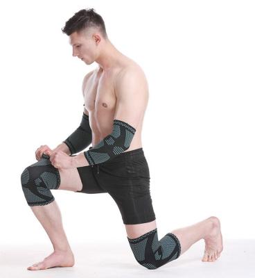 China Performance Support Compression Leg Sleeves Extra Leg Braces Compression Knee Sleeve With Elastic Straps For Retraining for sale