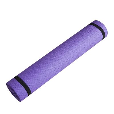 China Waterproof 2021 Stretching Mat Yoga Mat Eco Friendly One 6mm Foldable Custom Organic EVA Yoga Mat With Logo Fitness Products Anti Slip for sale