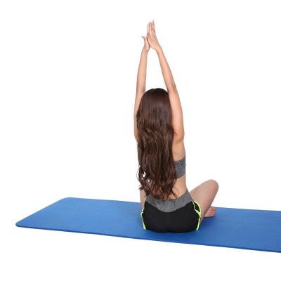 China New Design Eco-friendly Wholesale Foldable Yoga Mats Gymnastics Manufacturing Gym Fitness NBR Thick Custom Yoga Mat Waterproof for sale