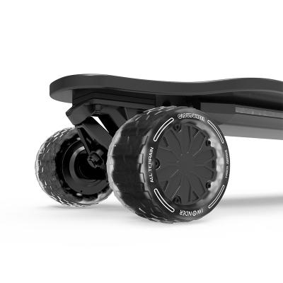 China IWonder 105mm Youth Damping Foamies Core All Terrain Patent Cloudwheel Donut Wheels Black for sale