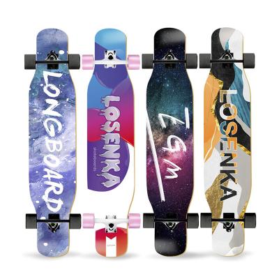 China Big Long Board Street Street Four Wheel Board Skateboard Adult Girl Beginners Source Manufacturers for sale