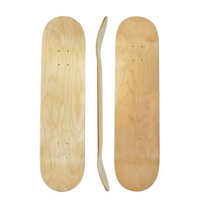 China Child OEM Custom Skateboard Double Board Surface 31*8in Chinese Maple Color Board Deformed Wood Surface for sale