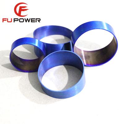 China Automobile and motorcycle 3.5'' titanium cuts pipe cut 1.0D Tight loose type Radius pie cuts titanium for sale