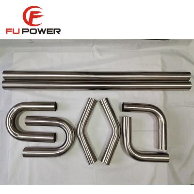 China T-304 Stainless Steel Titanium Stainless Steel Exhaust Pipe Aluminum Bending Elbow for sale