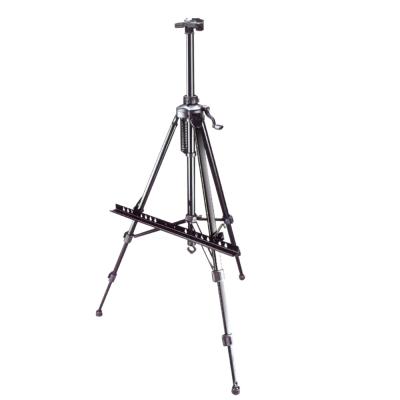 China Wholesale Supplier Metal Easel Drawing Painting Stand Easel with Compass and Gradienter for sale