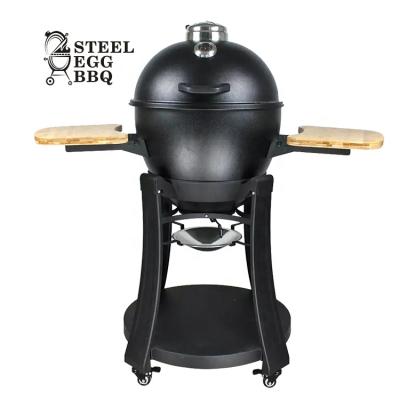 China SEB easily assembled KAMADO/aluminum keramikgrill flame BBQ EGG kamado grill metal kamado STEEL bbq camino for sale