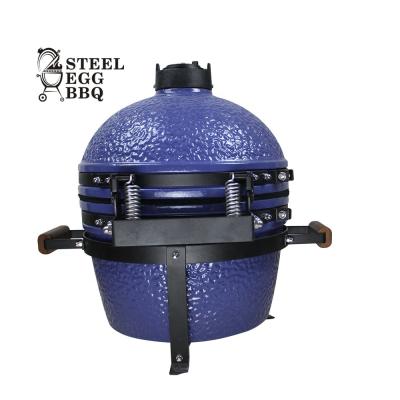 China Adjustable Size SEB KAMADO/STEEL EGG BARBECUE 16 inch keramische keramische grill smoker egg kamado grill for sale