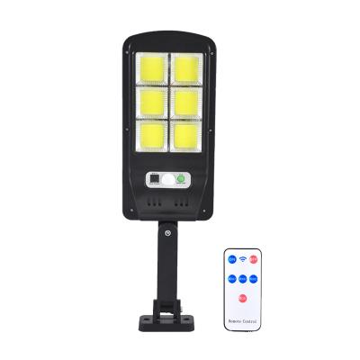 China Hot Sale 120 Street Cob Six Grid Solar Collector Street Light With Remote Control for sale