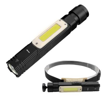 China Outdoor Multifunctional Rechargeable Rotating Magnet USB Work Light with Magnet and Strip for sale