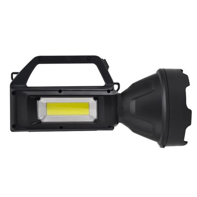 China Outdoor Portable Handheld Power Bank Camping P50 Patrol 6Modes Rechargeable Floodlight With Warning Lamp for sale