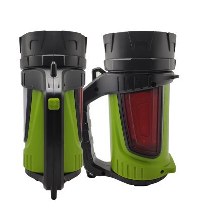 China High Efficiency Hesoray Outdoor Long Range Emergency Led Multifunctional Rechargeable Handheld Portable Spotlight For Camping for sale