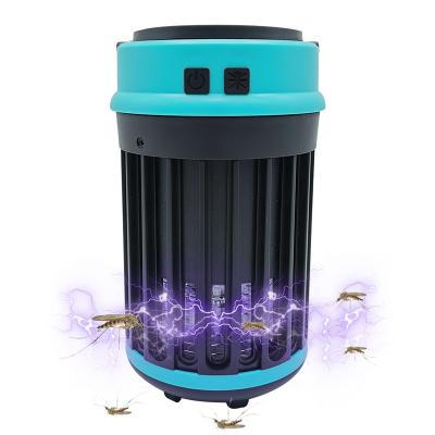 China Hesoray Disposable Outdoor Solar Powered USB Charging Portable Mosquito Killer Lamp for Camping for sale