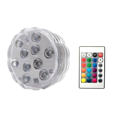 China Waterproof New Product LED Pool Underwater Colorful Swimming Pool Light With Remote for sale