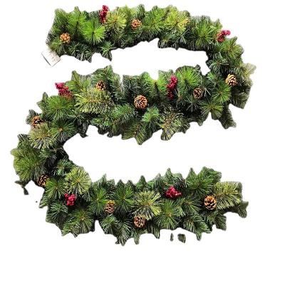 China Trendy Home Party Christmas Decoration Plain Branches Christmas Garland Wreath Xmas for sale