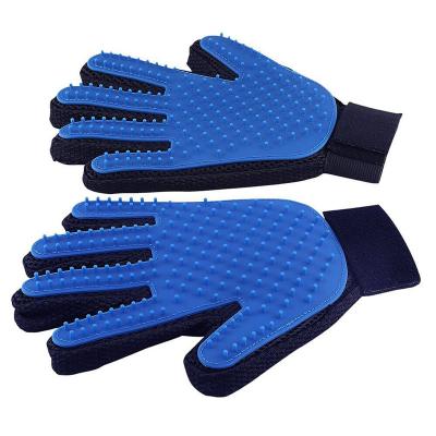 China Viable Horse Deshedding Brush Tool Pet Hair Cleaning Cat Dog Pet Animals Washing Grooming Glove for sale