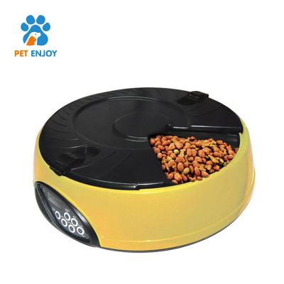 China Sustainable 6 Meal LCD Dog Feeder Vending Machine For Dog for sale