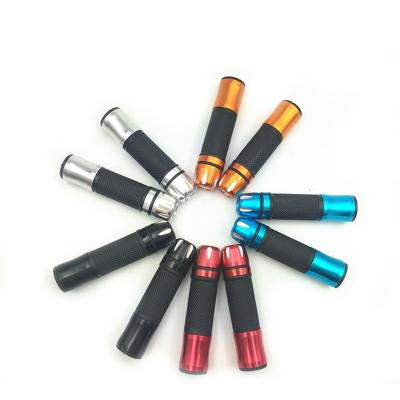 China Rubber+Aluminum Wholesale Customized Multicolor Bike Parts Bikes Handle Bar Grips for sale