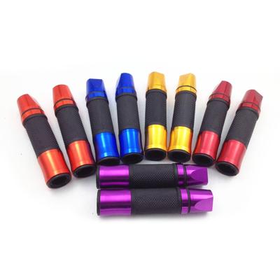 China High Quality Rubber+Aluminum Rubber+Aluminum Grip Handlebar Motorcycle Rubber Grips for sale