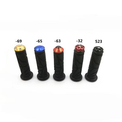 China Rubber+Aluminum Motorcycle Accessories Handlebar Grip Handlebar Motocross Hand Protaper Grips for sale