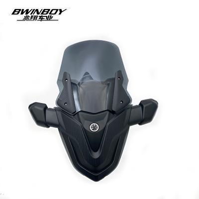 China MASK+WINDSHIELD Motorcycle Parts Headlight Fairing Cowl Front Panel Cover Windshield Hulk For Yamaha NMAX 2020 for sale