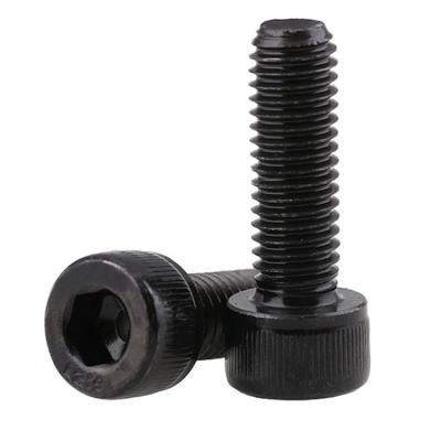 China Wholesale High Strength Furniture HBLJ China Black Knob M8 Stainless Steel DIN 912 Head Screw For Building for sale