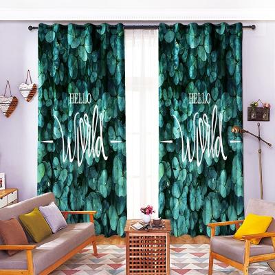 China Wholesale Multi Printed Blackout Curtain Fabric High Quality Polyester Printed Curtain Fabric for sale