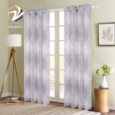 China Window Flat Woven 100% Polyester Blackout Custom Printed Luxury Curtains for sale