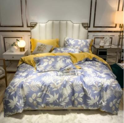 China Nondisposable Amazon Cotton Tree Pattern Bedding Sets Hot Selling Quantity Super Soft Blanket Fabric for sale