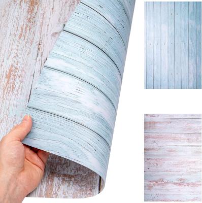 China Vinyl Cement Backdrop Seamless Panel For Painted Food Photography Props Flat Lay Marble 3D PVC 3D Jewelry Wooden Background Rolls for sale