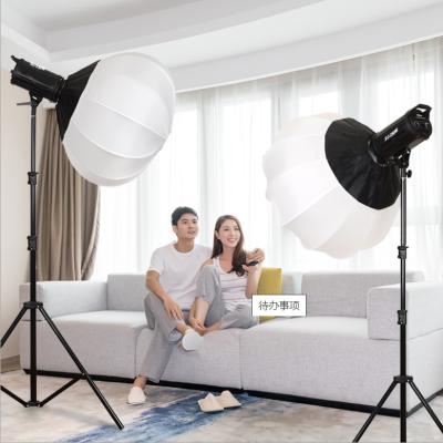 China Prograde 65cm Sphere Softbox Paper Lantern Ball Shape Folding Globe Diffuser with Bowens Mount for Studio Flash Strobe for sale