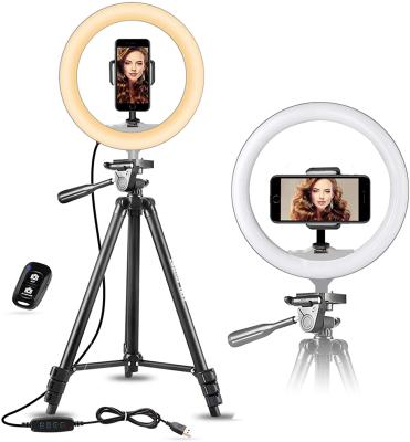 China ABS LED Double-arm Light Sufficiency 3000-5800K Photography Studio Kit Adjustable Light Suit for YouTube Makeup Video for sale