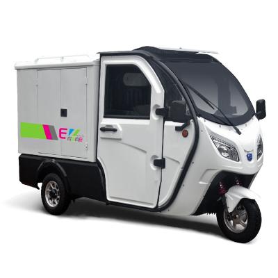 China New arrival passenger cargo trike electric tricycle with plastic cabin for sale for sale