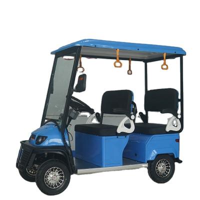 China New Product 4 Passenger Electric Car 4 Wheel Tourist Golf Cart Cheap Electric Golf Carts For Sale 100/90-8 for sale