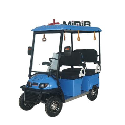 China Yumbomobility Car 4 Passenger Mini Electric Shuttle Self-Guided Personal Electric Carrier Buckle Handlebar for sale