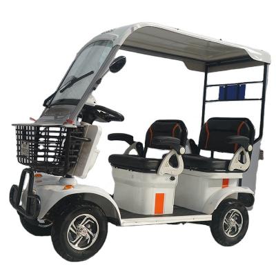 China Interesting Club Car Battery Operated Golf Carts Mini Golf Cart 25km/h Max Speed ​​Electric Sightseeing Car For Personal Use 100/90-8 for sale