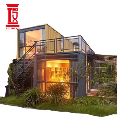 China Modern Fuhong Custom Design Small Prefab Prefab Villa Home Luxury Prefab Treehouse With Kitchen for sale