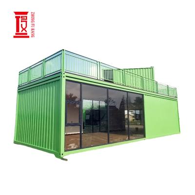 China Modern Fuhong Custom Design Small Prefab Modular Luxury Prefab Flat Pack Swimming Pool House for sale