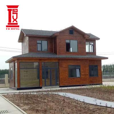 China Modern Fuhong Custom Design Small Custom Design Prefab Modular Luxury Prefab Flat Pack Tiny Home for sale