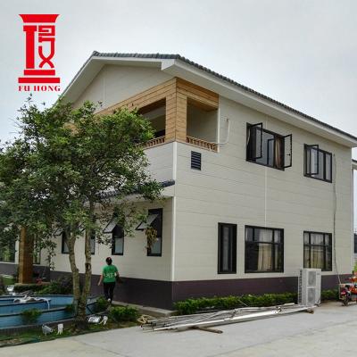 China Modern Chinese Made Style Luxury Prefab Custom Size Easy Assembled Modular Cheap Prefab House for sale