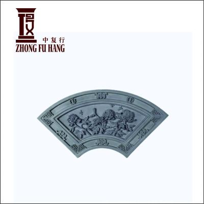 China Durable Antique Color Brick Carving Quadrangle Antique Wall Pendant Brick Carving Stock Brick Cutouts Supply for sale