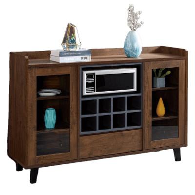 China (Height)Adjustable Factory Selling Living Room Furniture Modern Style Solid Wood Table Side Cabinets for sale