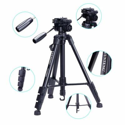 China YUNTENG VCT-690 Professional Digital Camera Tripod with Mitigating Head &Carrying Bag for SLR Camera for sale