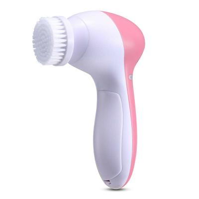 China 5-1 Portable Electric Multifunctional Electronic Facial Massager Vacuum Brush Spa Skin Care Cleaning Massage for sale