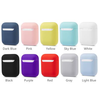 China Mini Silicone Earphone Earbuds Wireless Soft Silicone Sleeve Shell Skin Cover Case For Apple Earpod Air Pod Charging Case for sale